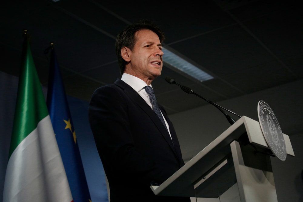 Giuseppe Conte, président du Conseil, Italie