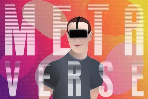 Mark Zuckerberg à la renverse dans le Metaverse